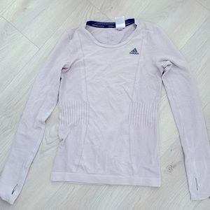 Adidas Long Sleeve Running Shirt- Light Purple